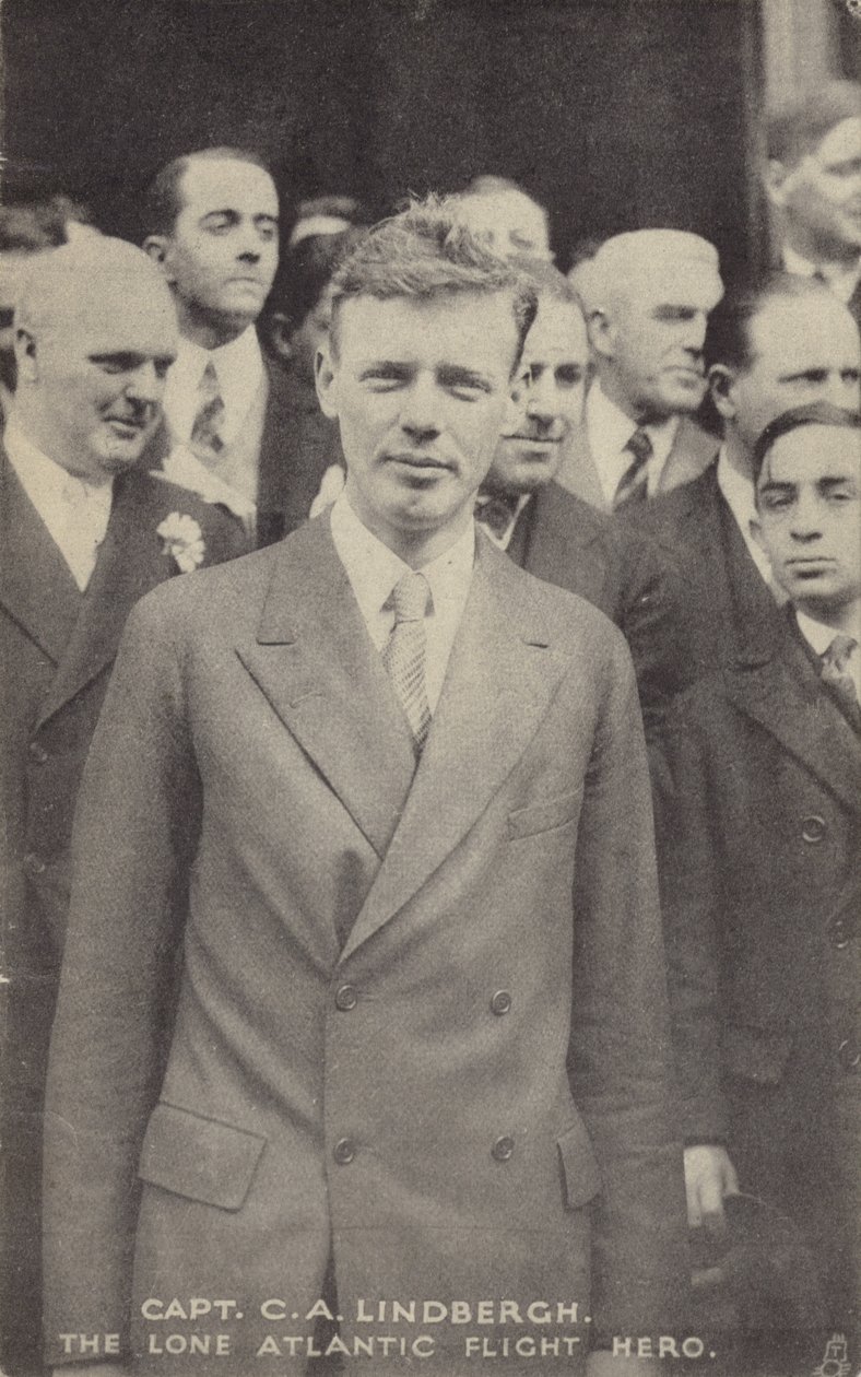 Charles Lindbergh, amerikansk flygare som gjorde den första transatlantiska soloflygningen av American Photographer