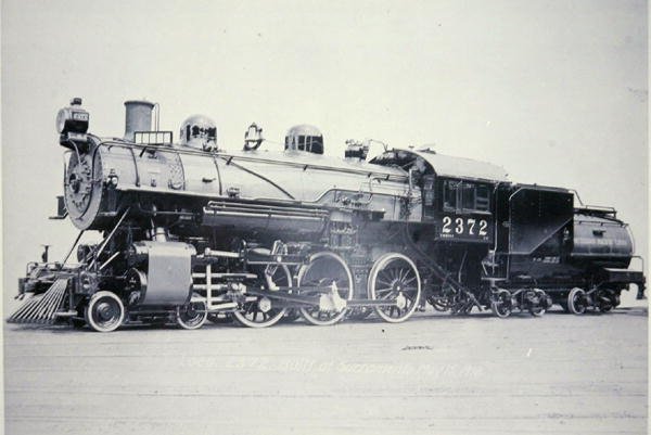 Motor 2372 klass T-32 från Southern Pacific Railroad (s/v foto) av American Photographer