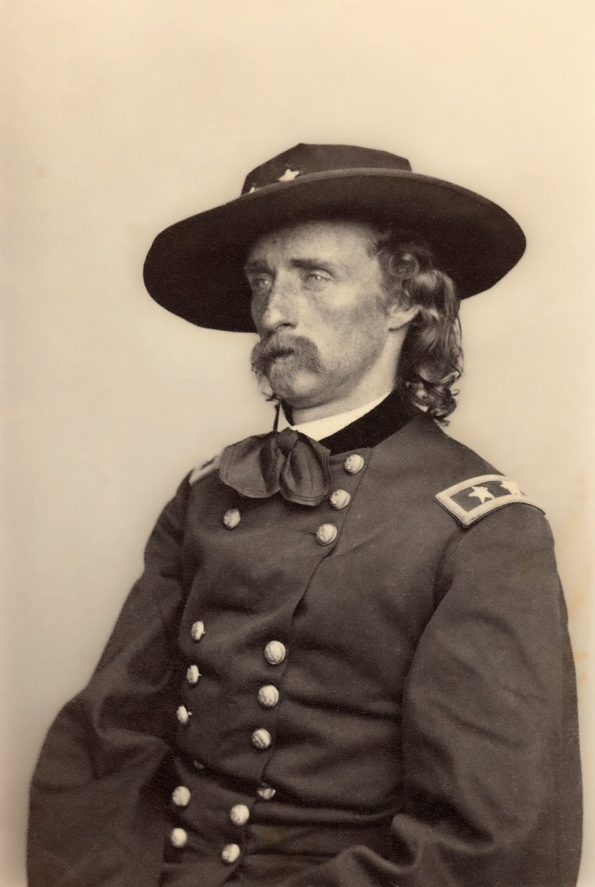 George Armstrong Custer. Porträtt (foto) av American Photographer