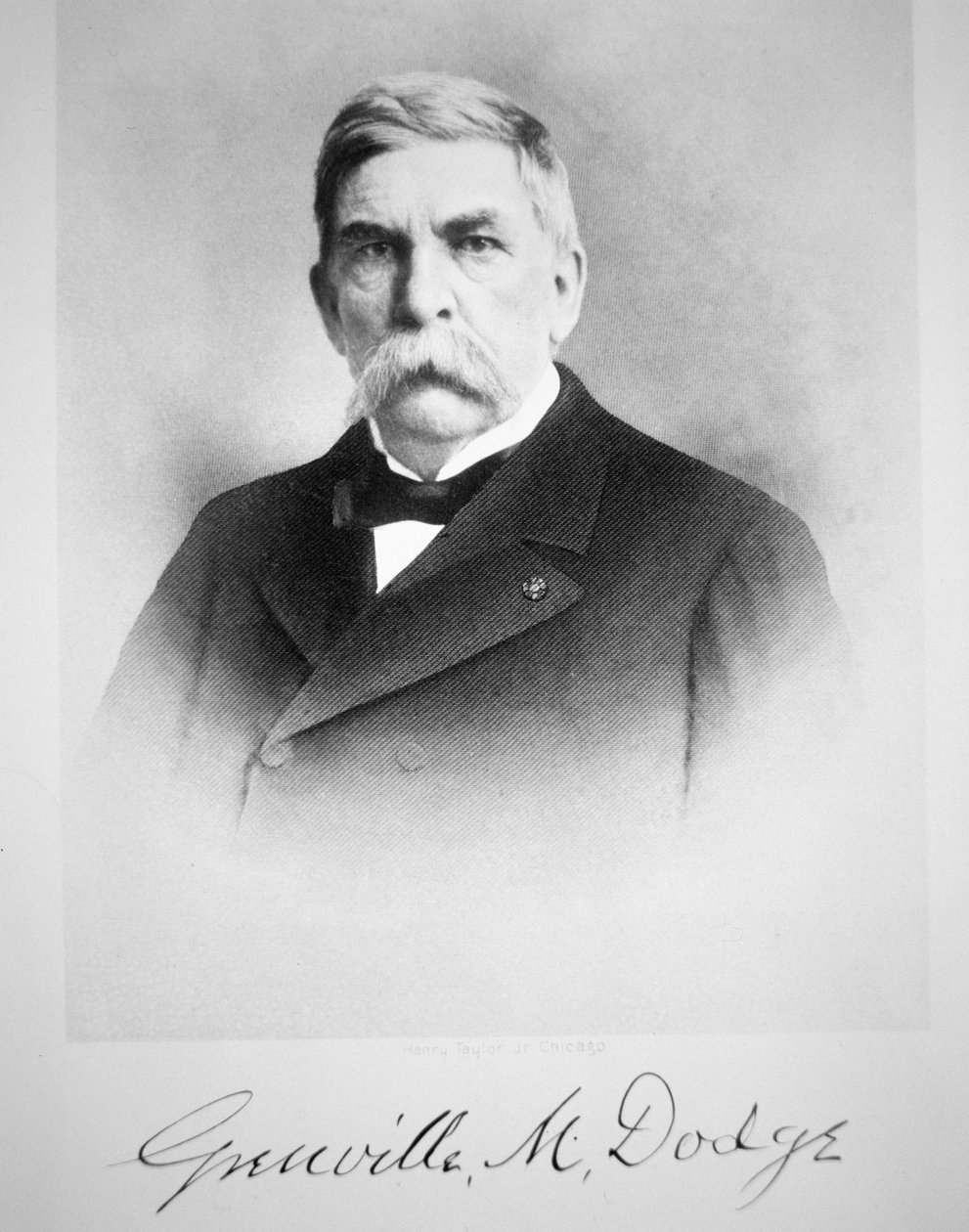 Grenville M. Dodge (1831-1916) (s/v foto) av American Photographer