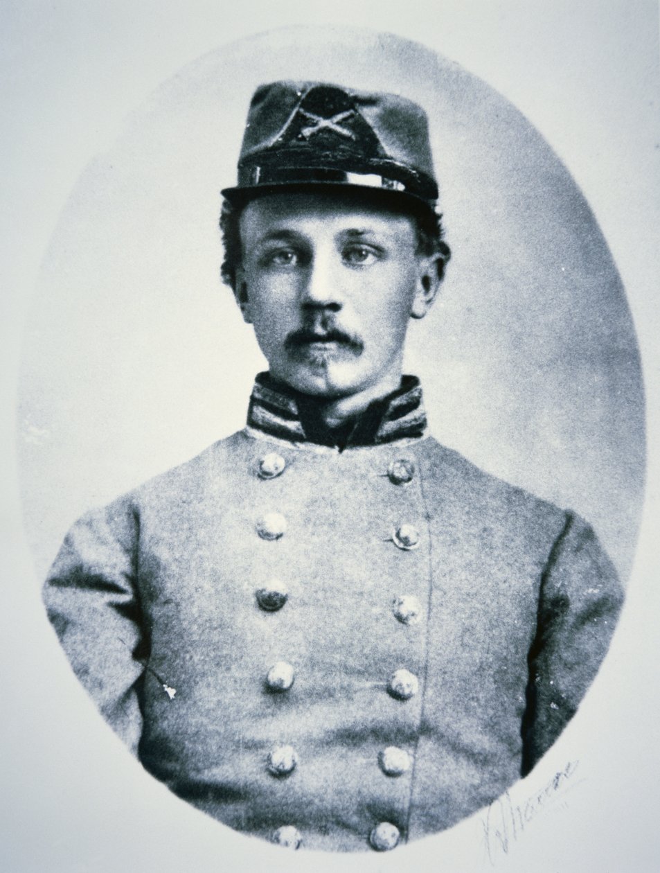 Israel Spencer, konfedererade armésoldat (s/v foto) av American Photographer