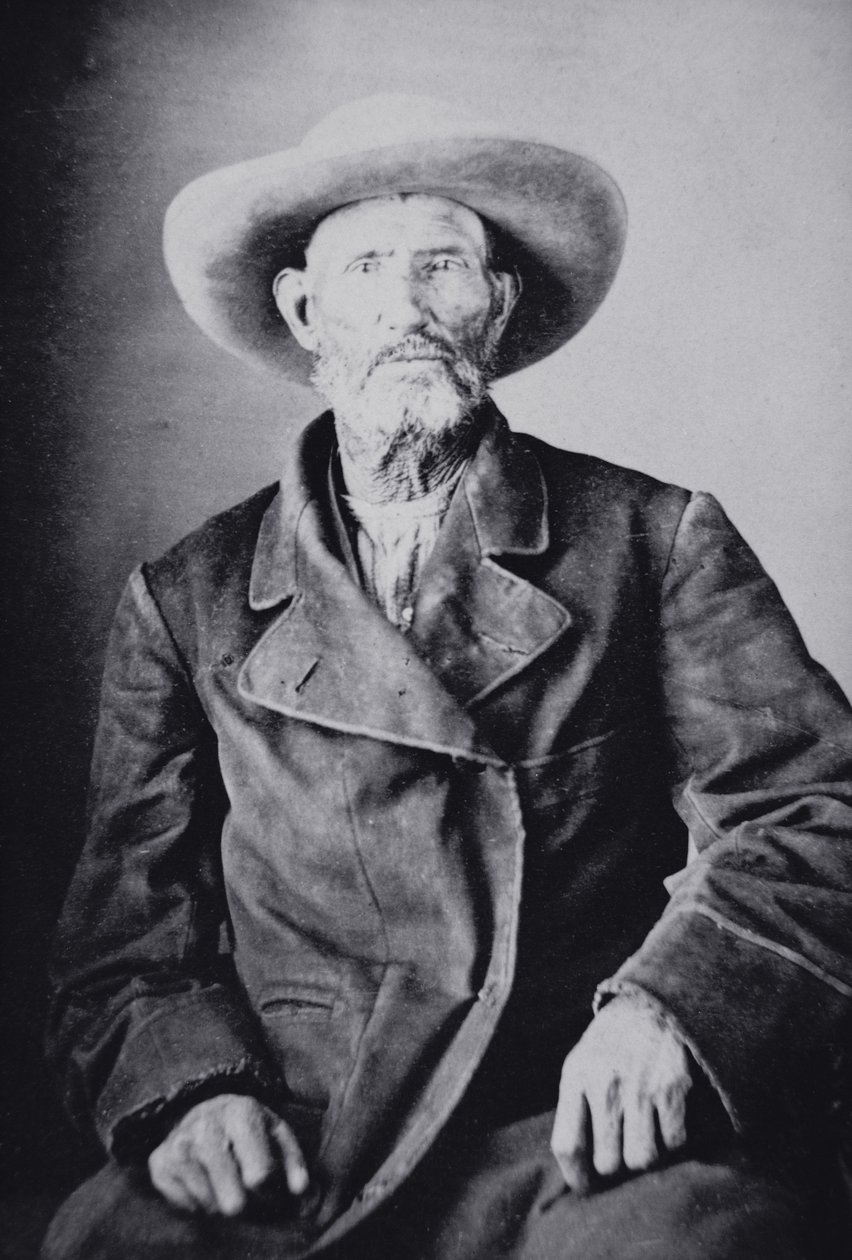 Jim Bridger (1804-81) (s/v foto) av American Photographer