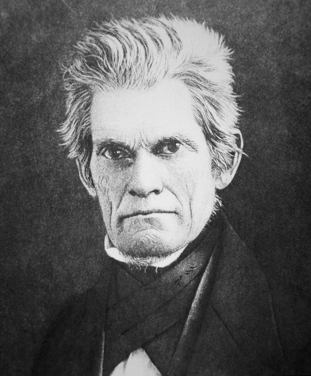 John C. Calhoun (1782-1850) (s/v foto) av American Photographer