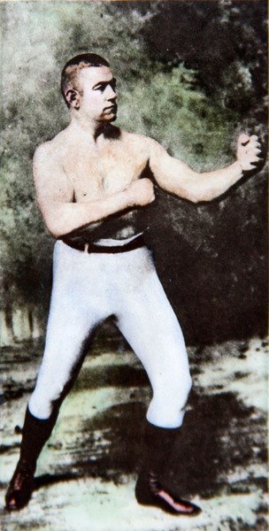John L. Sullivan (lito i färg) av American Photographer