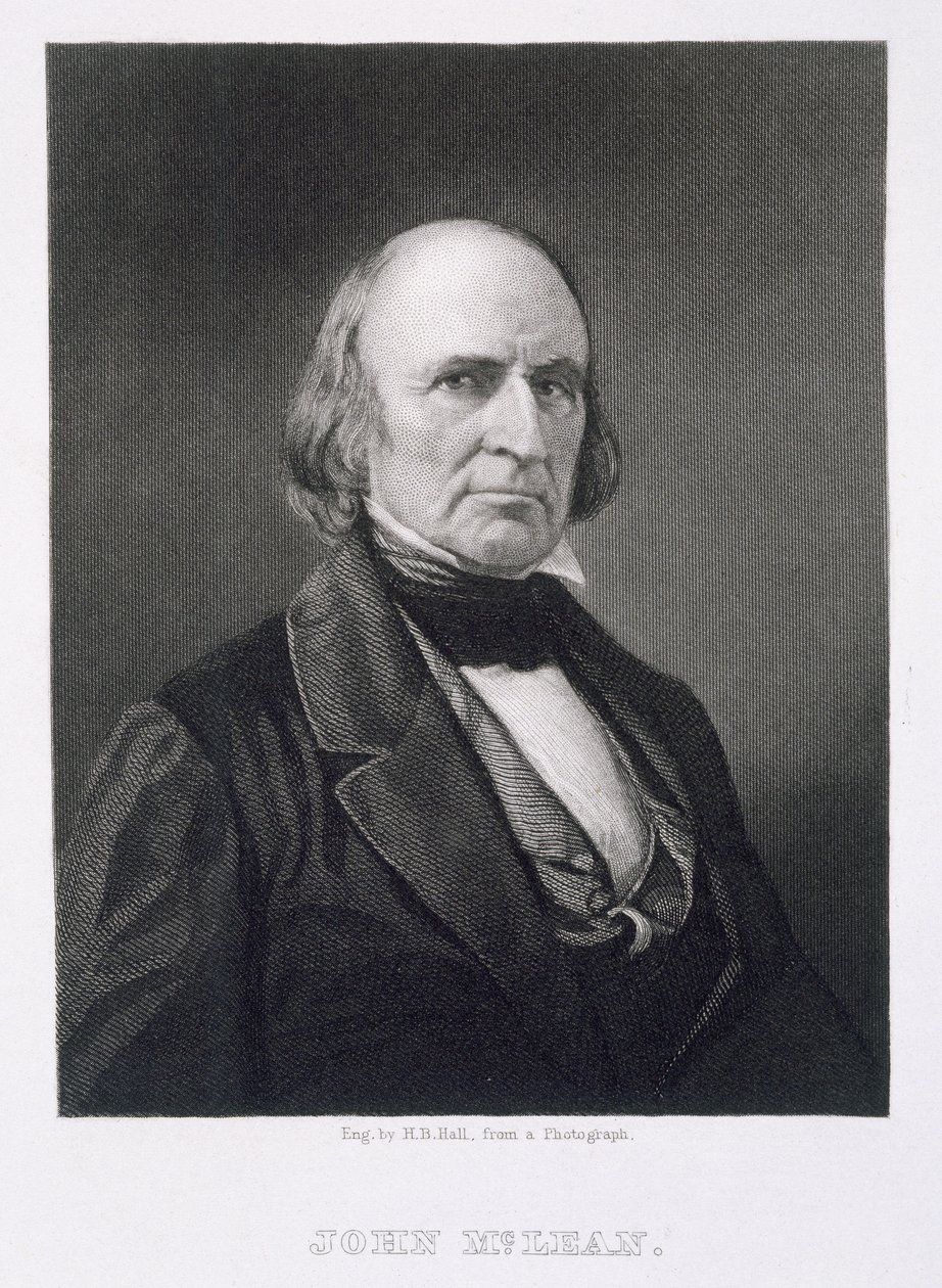 John McLean (1785-1861) graverad av Henry Bryan Hall (1808-84) efter ett fotografi av American Photographer