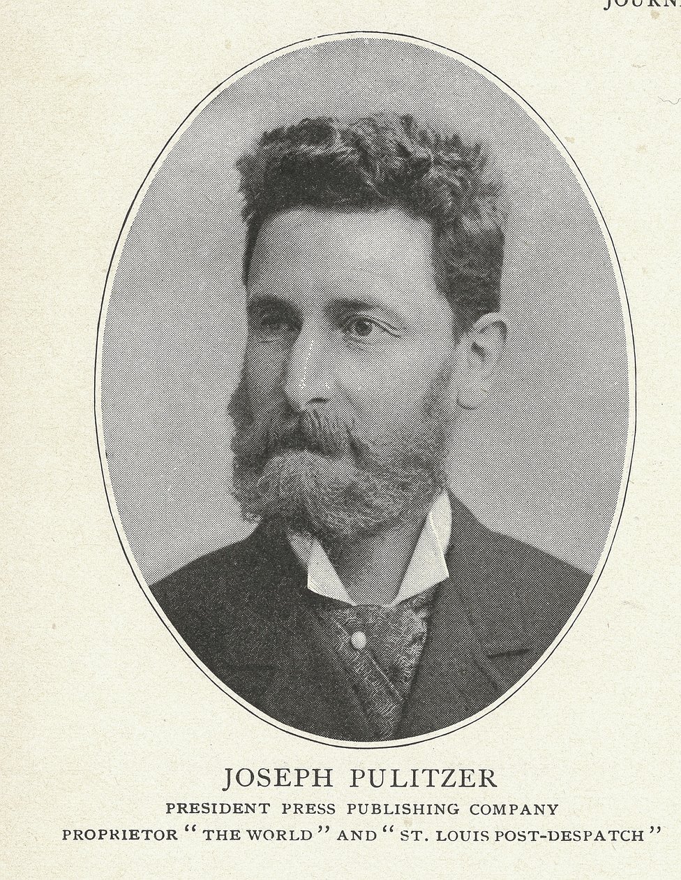 Joseph Pulitzer, illustration från "Notable New Yorkers of 1896-1899: a companion volym to King