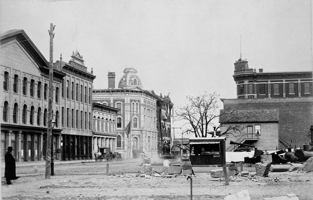 Lamar and Commerce Streets, Dallas, ca 1890 av American Photographer