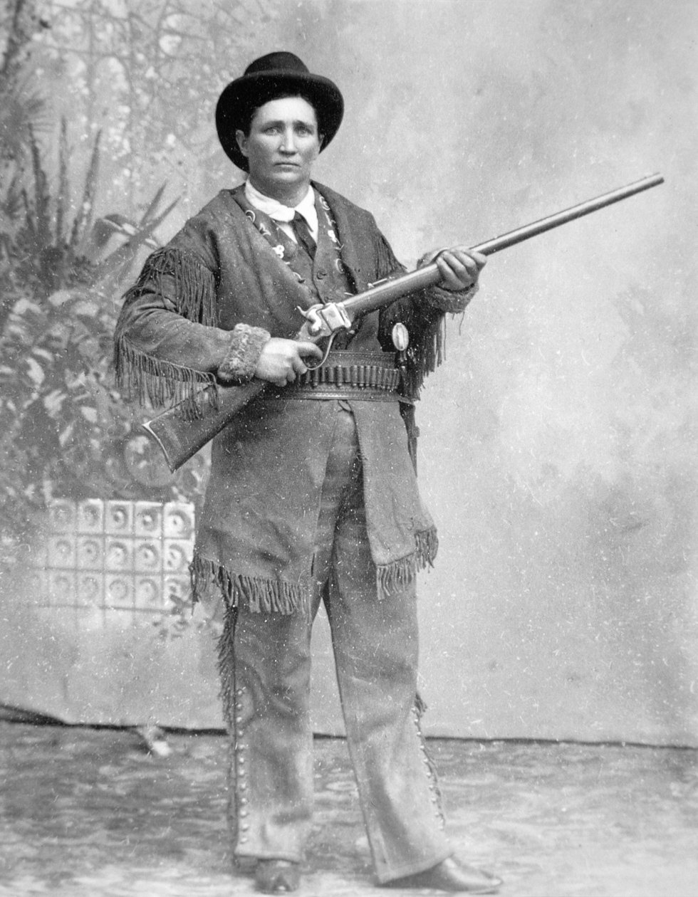 Martha Jane Cannary (Calamity Jane) (1852-1903) (s/v foto) av American Photographer