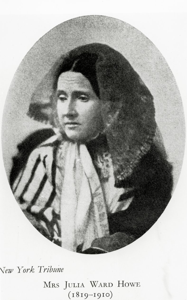 Mrs Julia Ward Howe, ca 1860-talet av American Photographer