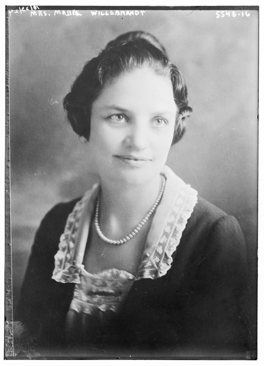 Fru Mabel Willebrandt, ca 1920-25 av American Photographer