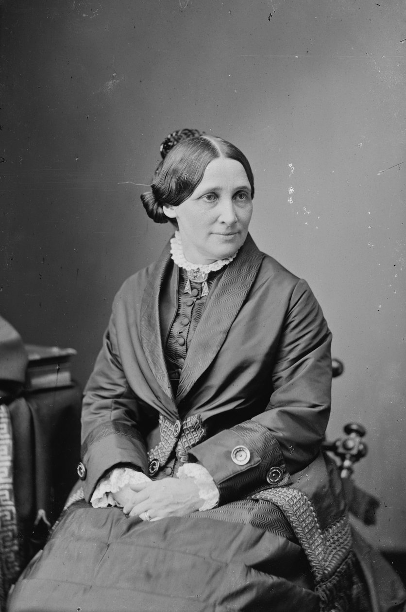 Mrs Rutherford B. Hayes, 1870-80 av American Photographer