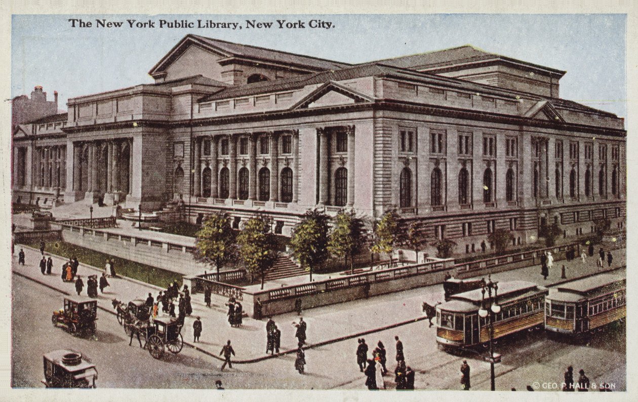 New York Public Library, New York City, USA (färgfoto) av American Photographer