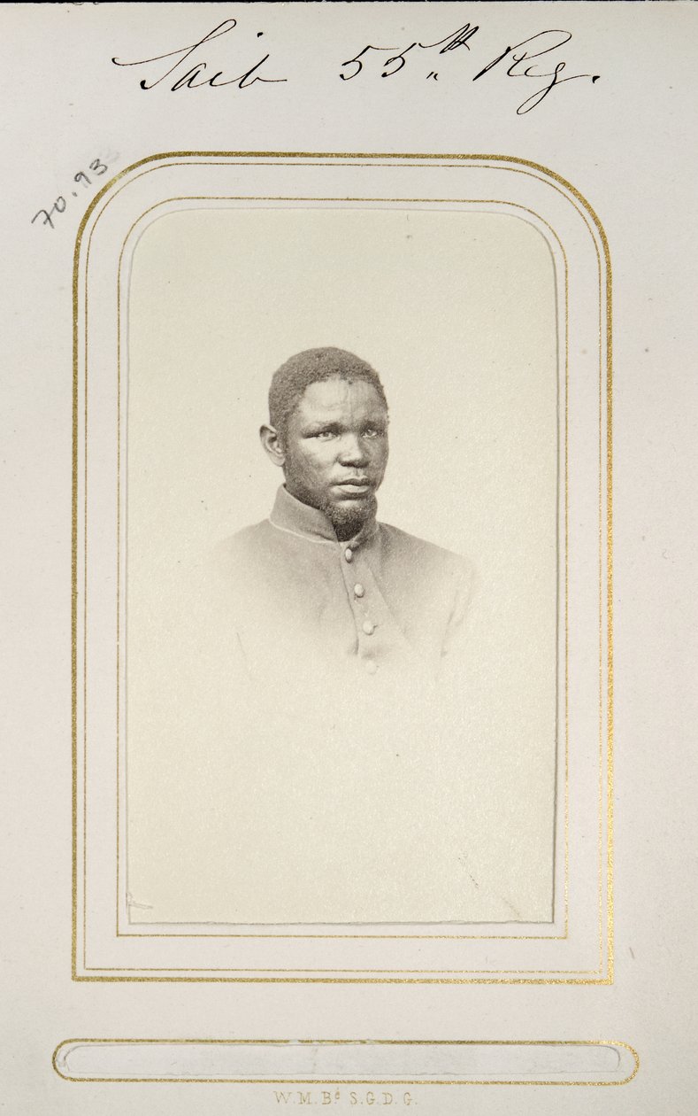 Nicholas Said, carte de visite, ca 1863-66 av American Photographer