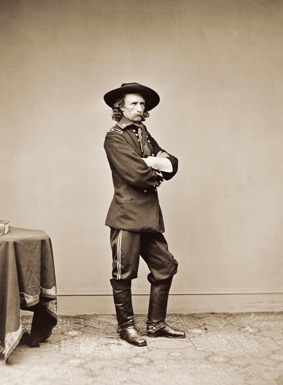 Porträtt av general George Armstrong Custer av American Photographer