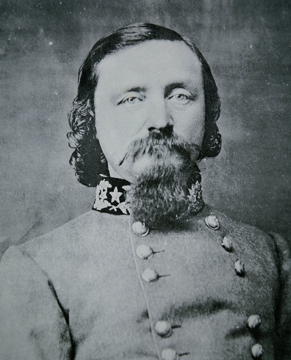 Porträtt av general George Pickett (s/v foto) av American Photographer