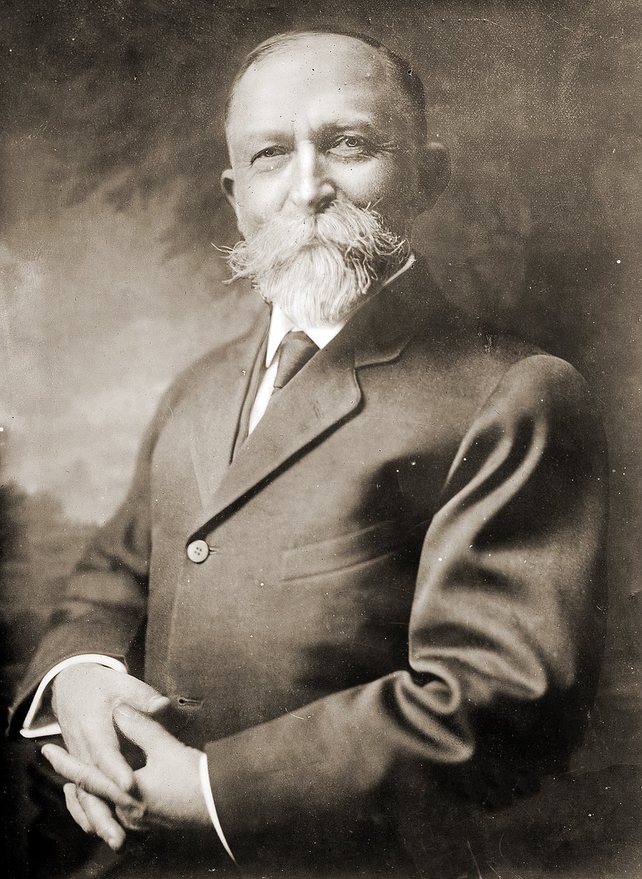 Porträtt av John Harvey Kellogg (1852 - 1943) (sepiafoto) av American Photographer