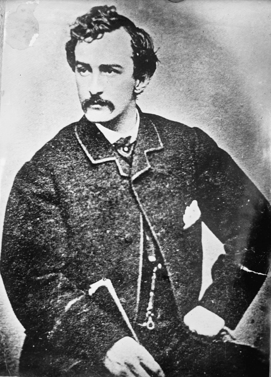 Porträtt av John Wilkes Booth, 1861-65 av American Photographer