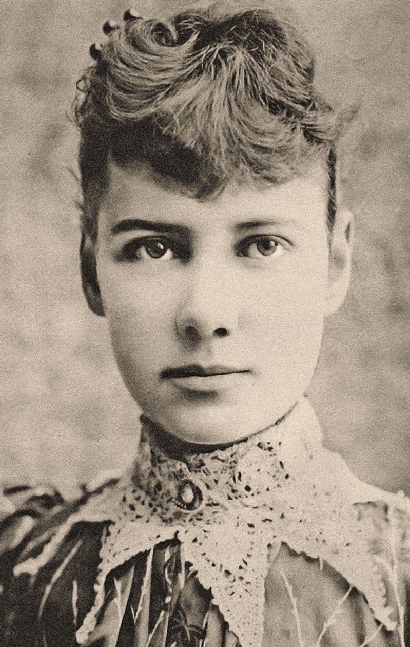 Porträtt av Nellie Bly, ca 1890 (foto) av American Photographer