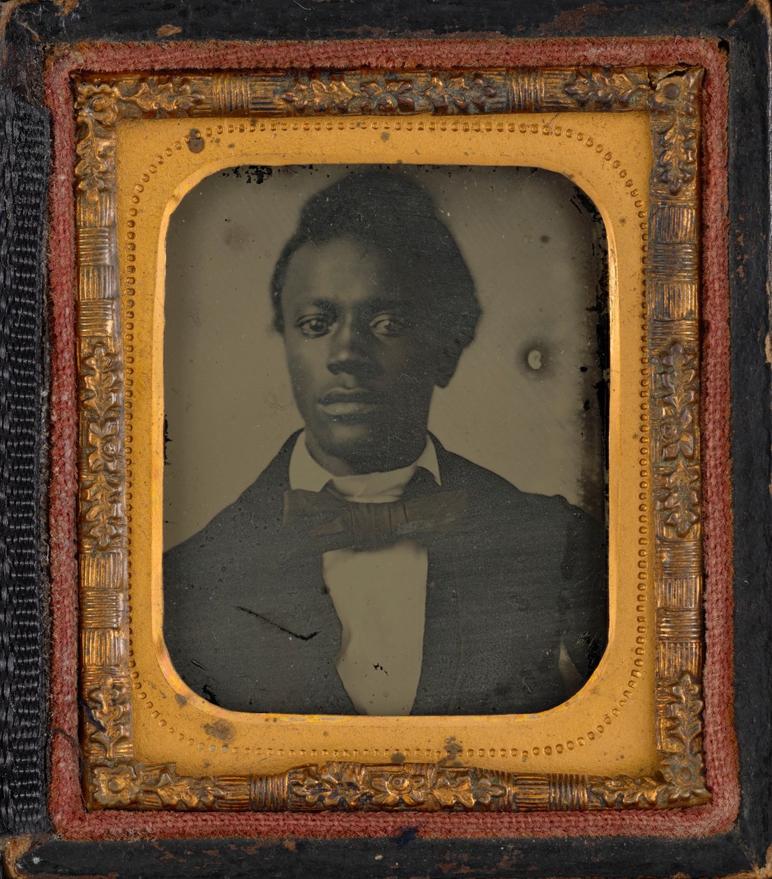 Porträtt av en man,ca. 1860 (foto) av American Photographer