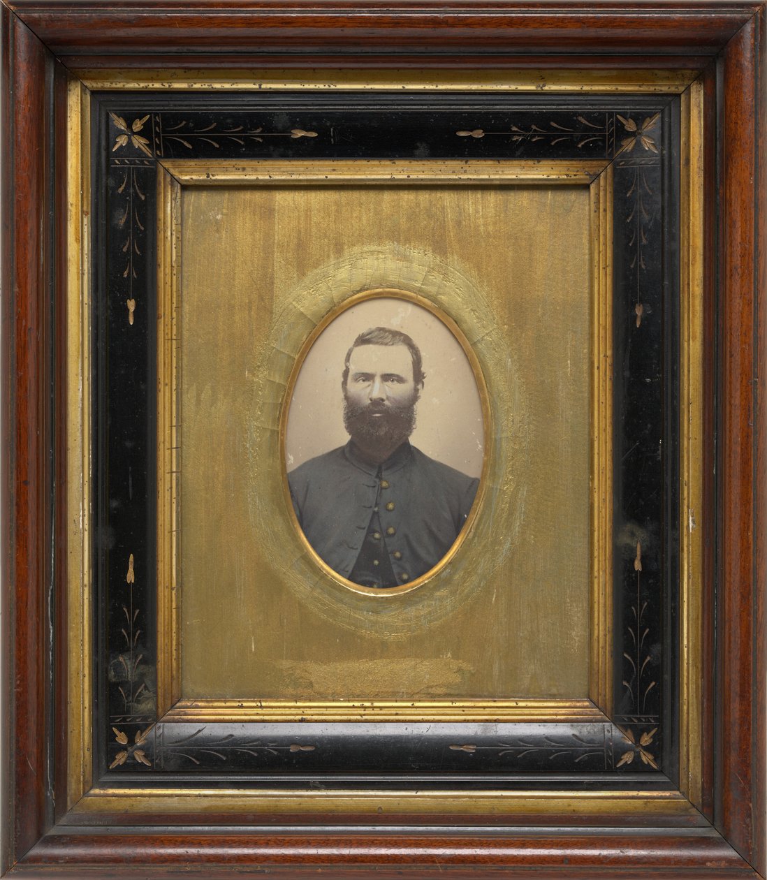 Porträtt av en man,ca. 1864 (foto) av American Photographer