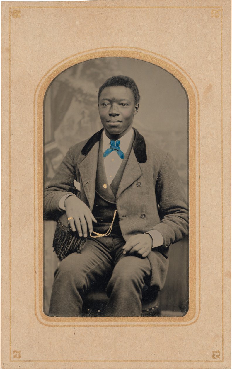 Porträtt av en man,ca. 1880-talet (foto) av American Photographer