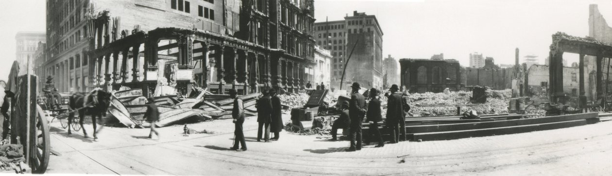 San Francisco efter jordbävningen 1906 av American Photographer