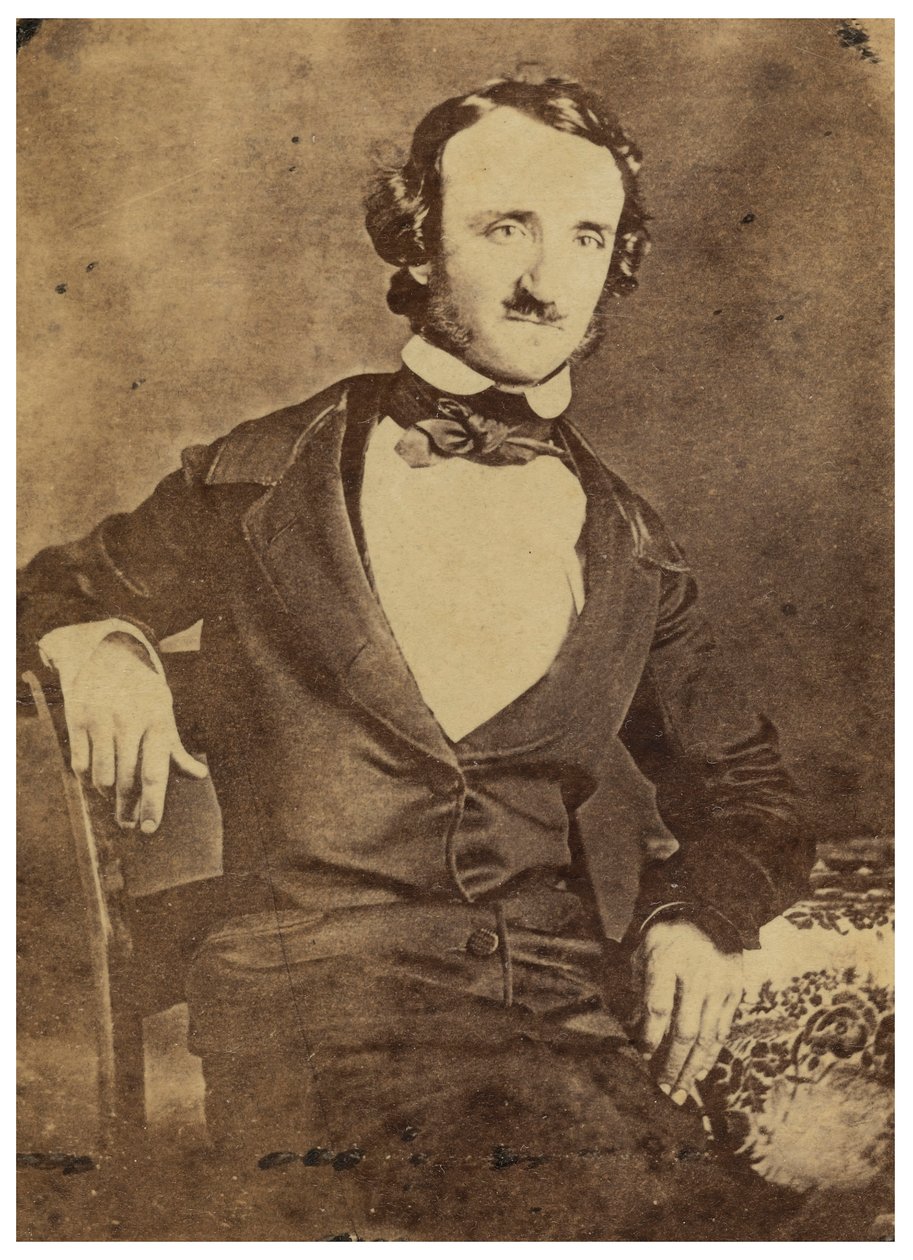 Sittande porträtt av Edgar Allan Poe. 1876 (Daguerreotypi) av American Photographer