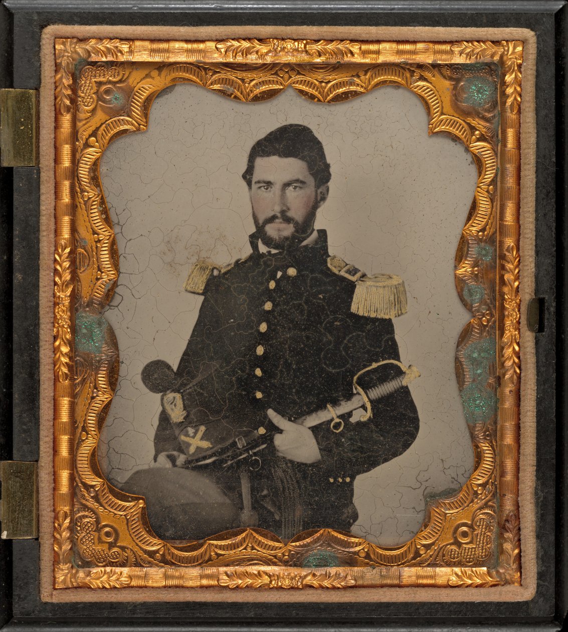 Underlöjtnant Henry W. Hayden,1863 (foto) av American Photographer