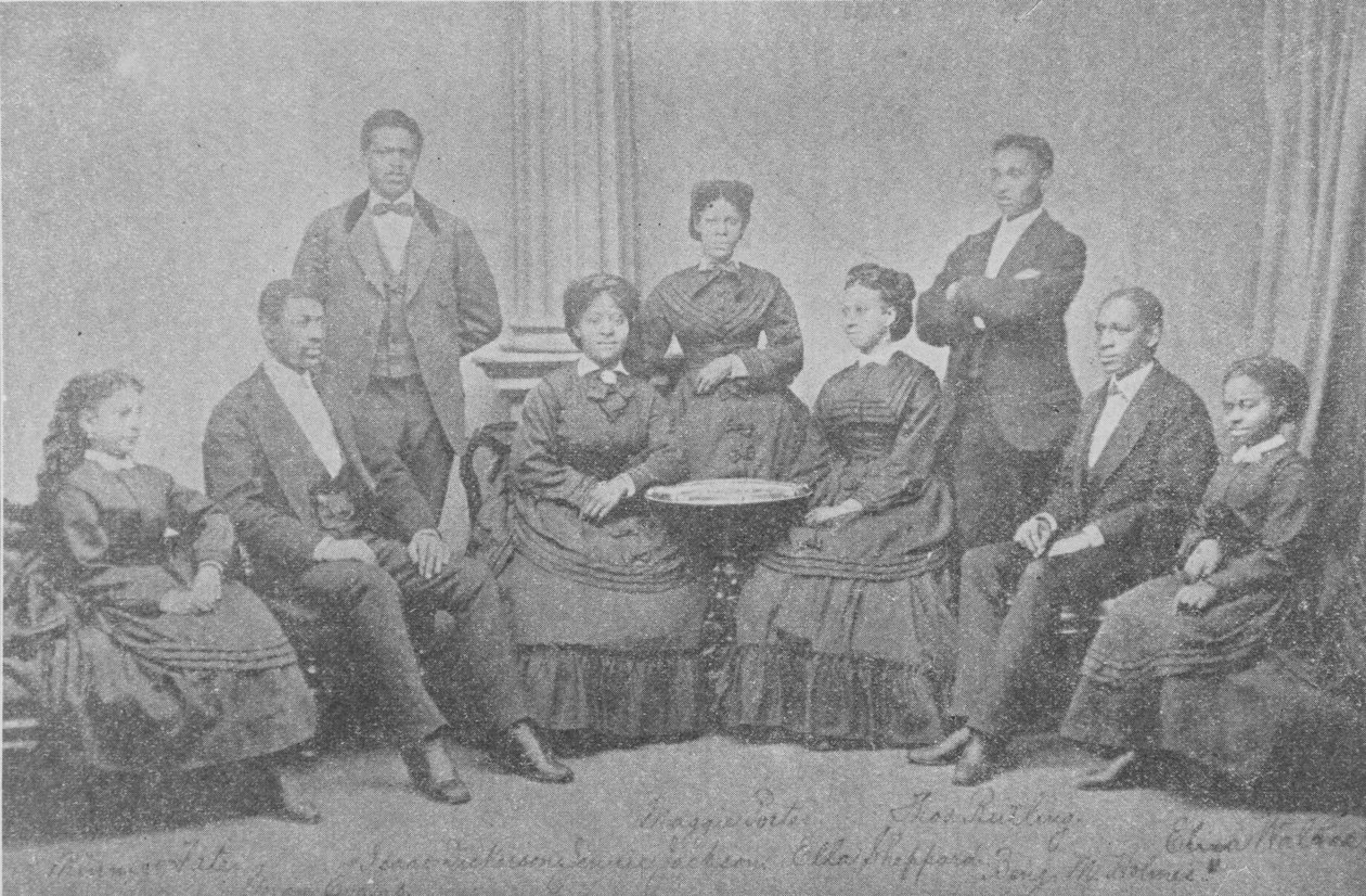 The Original Jubilee Singers, ca 1870-talet av American Photographer