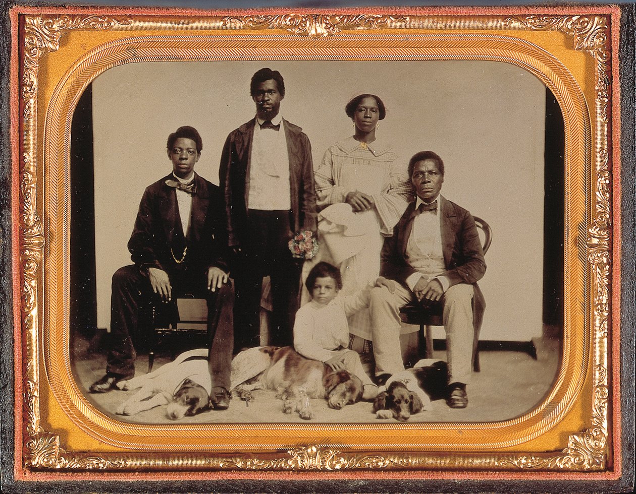 Bröllopsscenen, ca 1860 av American Photographer