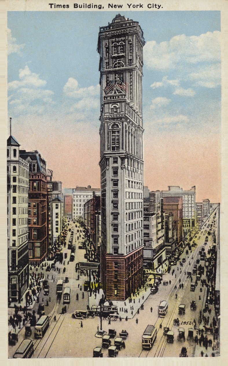 Times Building, New York City, USA (färgfoto) av American Photographer