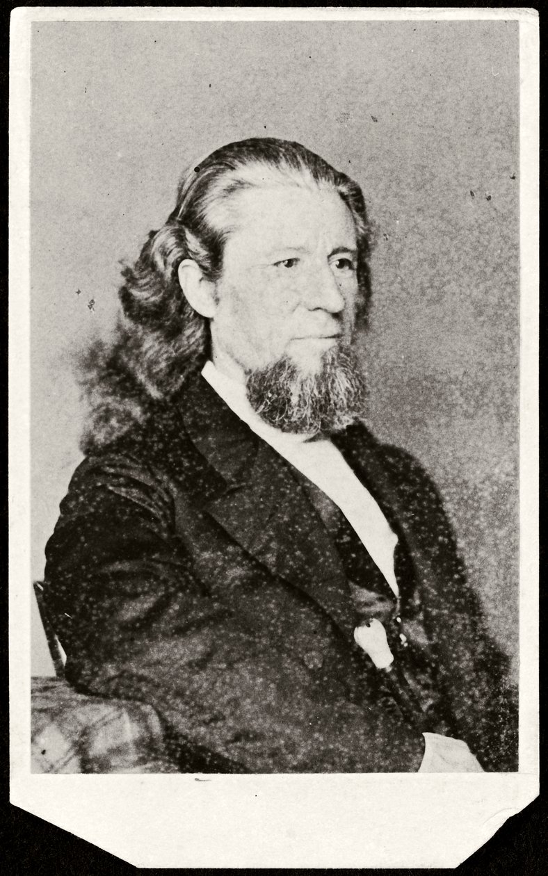Oidentifierad man (svartvitt foto) av American Photographer
