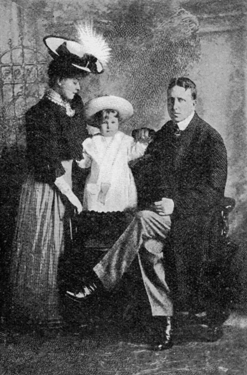 William Randolph Hearst och hans familj, publicerad i The Graphic 27 oktober 1906 av American Photographer