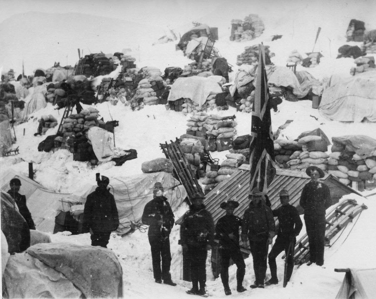 Yukon / Klondike Gold Rush 1898 (s/v foto) av American Photographer