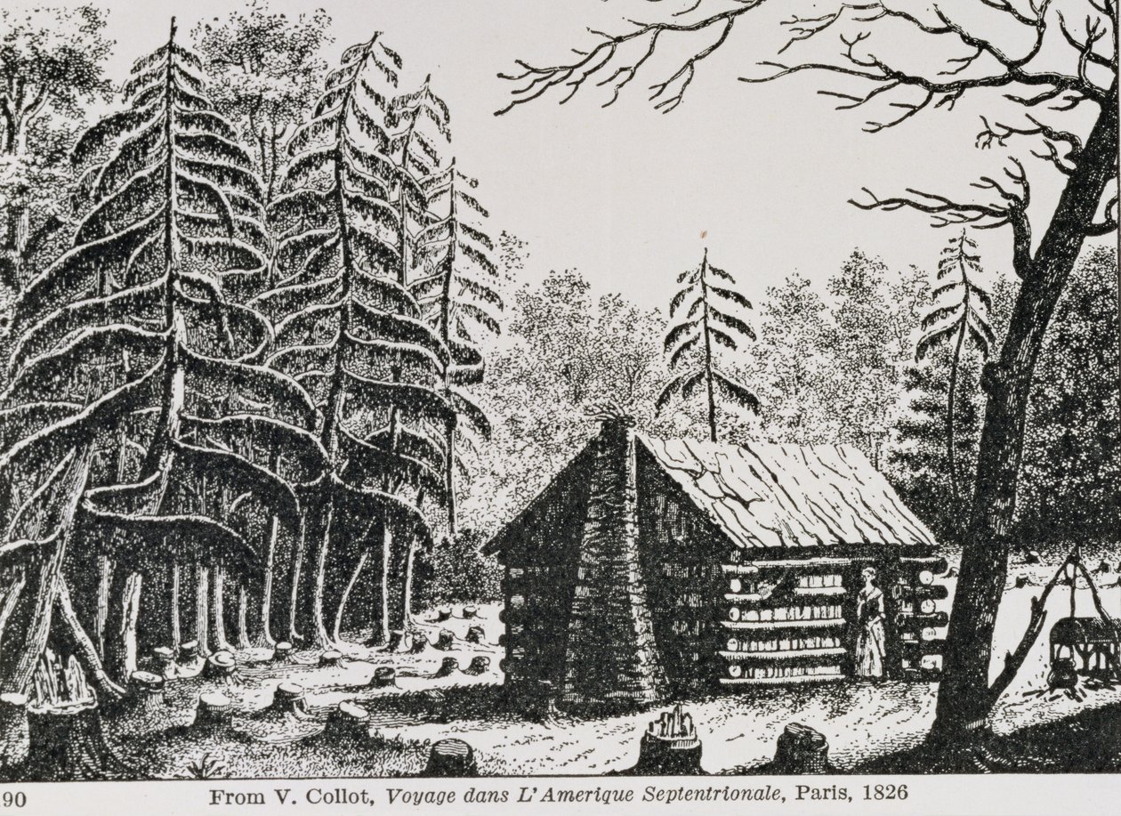 A frontier cabin, från 