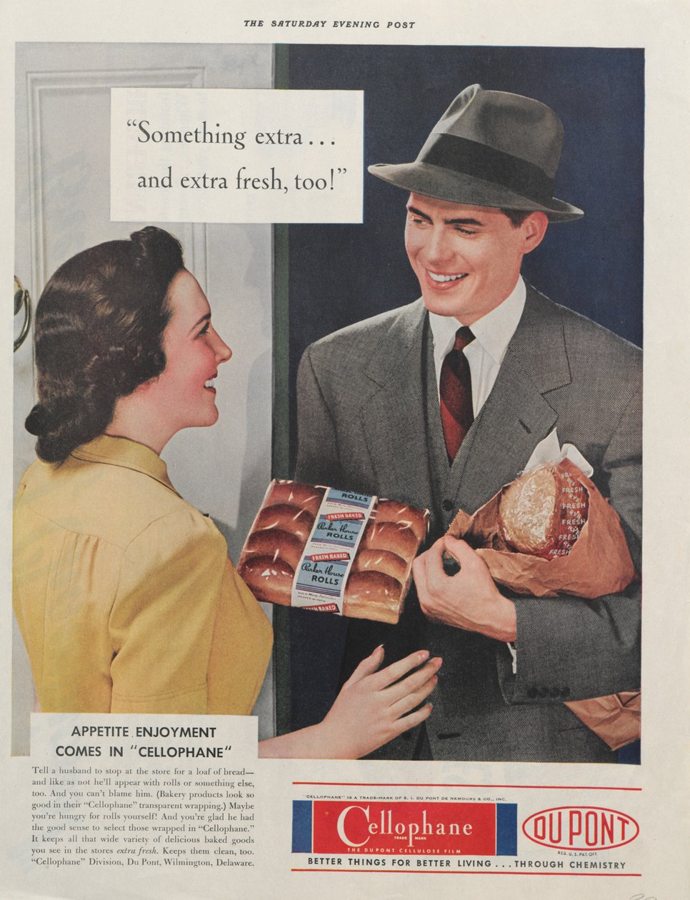 Annons för DuPont Cellophane, 1939 av American School