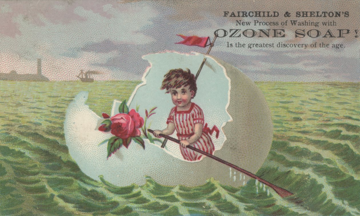 Annons för Fairchild & Sheltons Ozon Soap, ca 1880 av American School