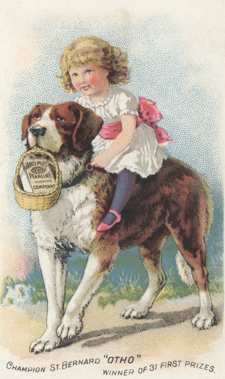 Annons för James Pyles Pearline Washing Compound, c.1880 av American School