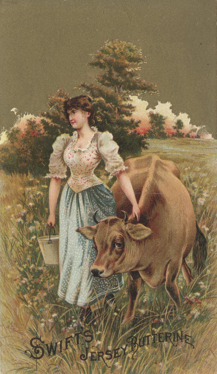 Annons för Swifts Jersey Butterine, c.1880 av American School