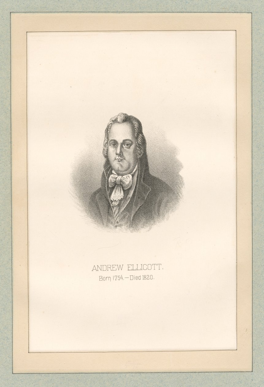 Andrew Ellicot, från "A New Nation..." av John Benson Lossing av American School