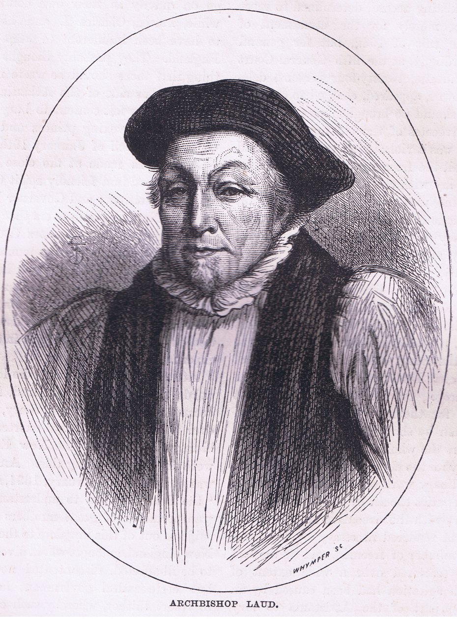 Ärkebiskop Laud, illustration från Cassell