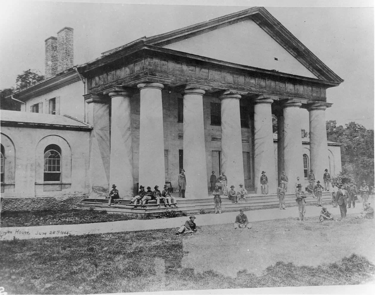 Arlington House ockuperat av federala trupper, 28 juni 1864 av American School