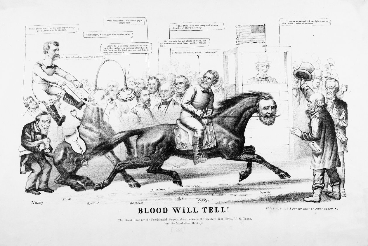 Blood Will Tell, politisk tecknad serie av American School