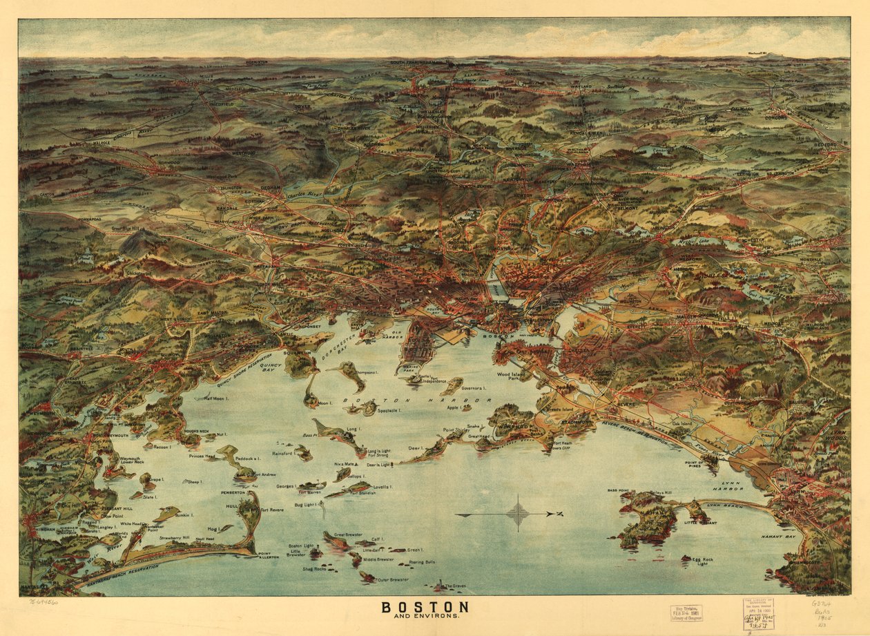 Boston med omnejd, c.1905 av American School