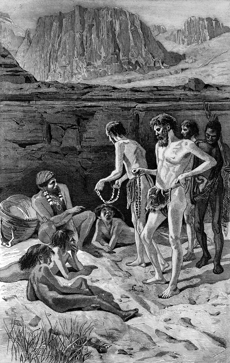 Cabeza de Vaca och hans följeslagare av American School
