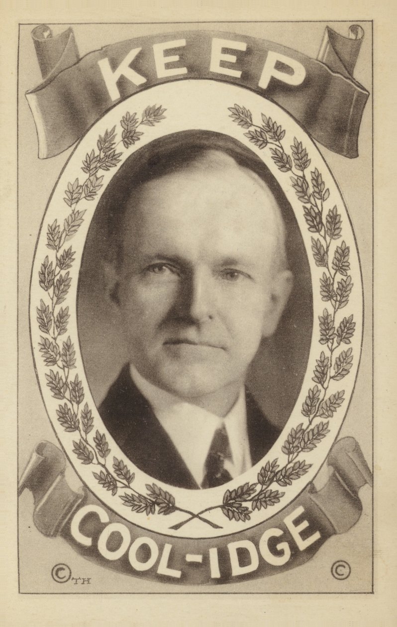 Calvin Coolidge (litografi) av American School