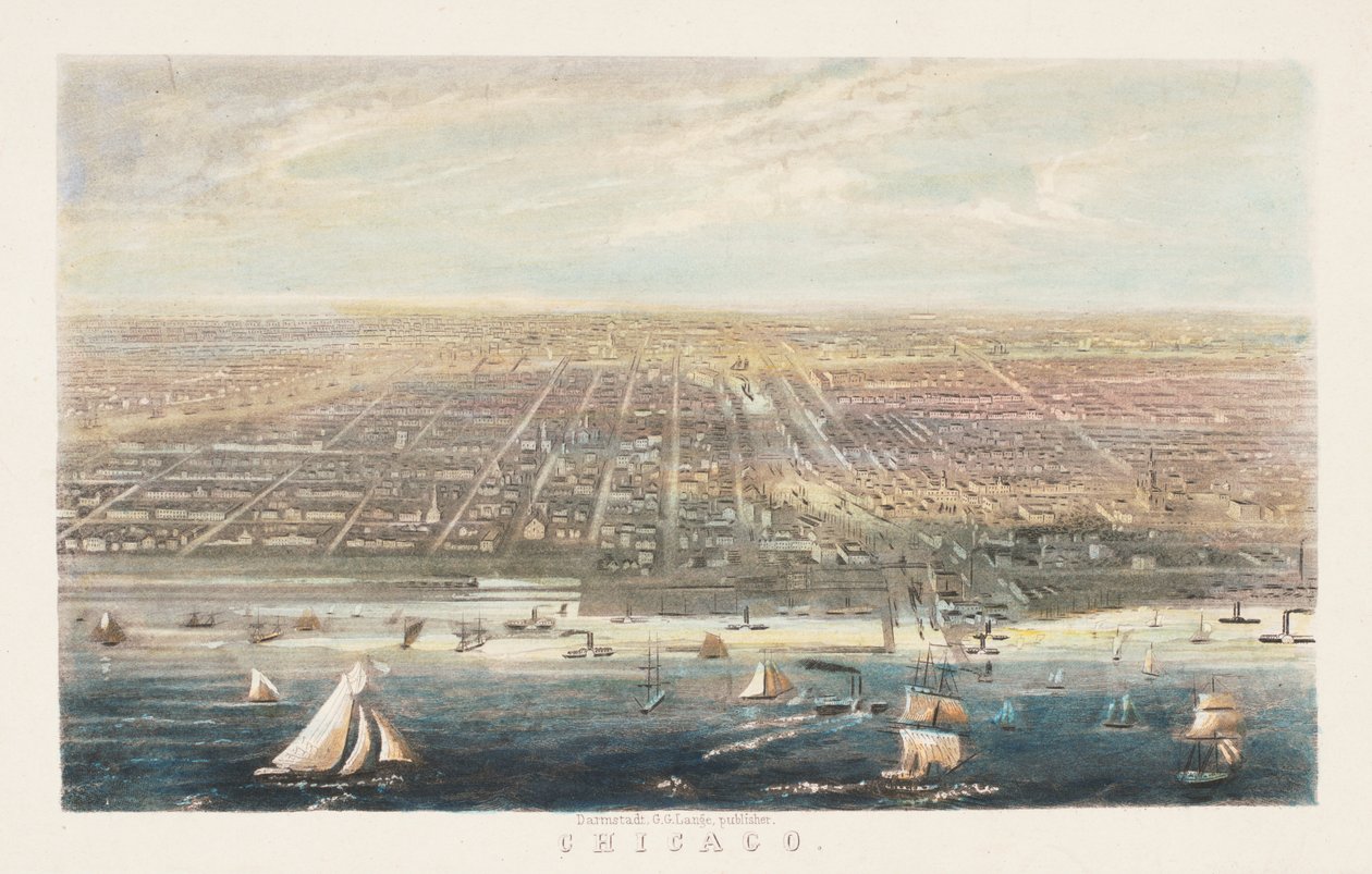 Chicagos hamn efter 1856 av American School