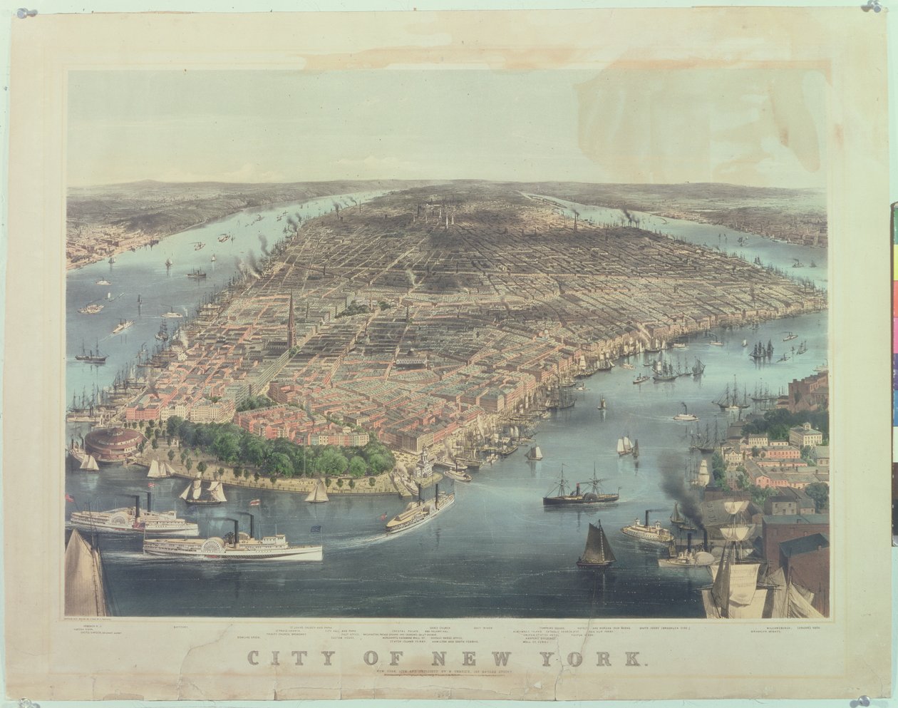 Staden New York, 1856 av American School