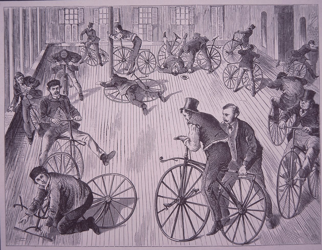 Cykelskola (velociped), New York, USA av American School