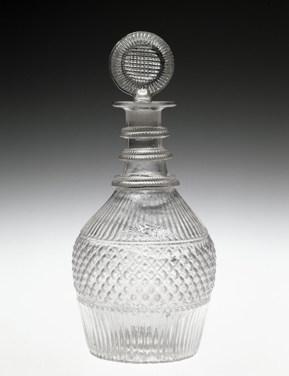 Karaff och propp, c. 1820-1840 (icke blyglas) av American School